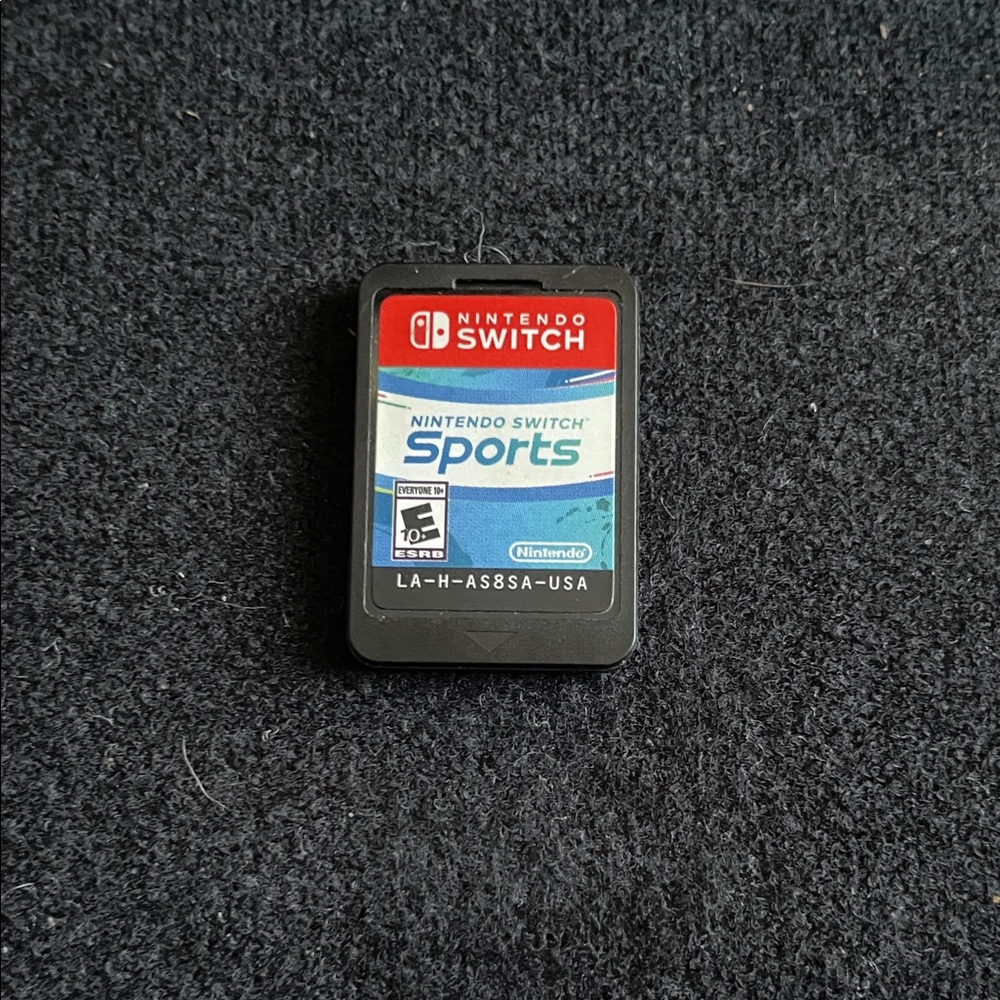 Nintendo Switch Sports Game Cartridge - Red and Black